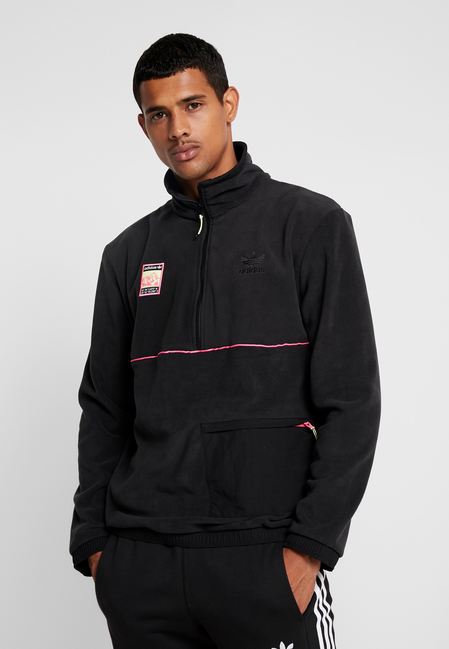 adidas Originals POLAR TOP Fleecegenser black Zalando.no adidas Originals Fleecegenser brown Zalando.no