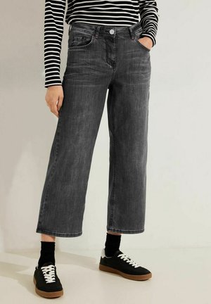 Flared Jeans - grey denim