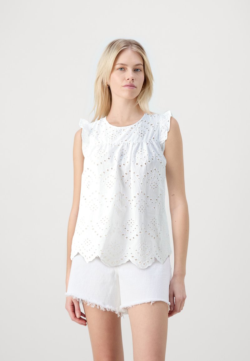 PCVILDE Shorts - Bright White