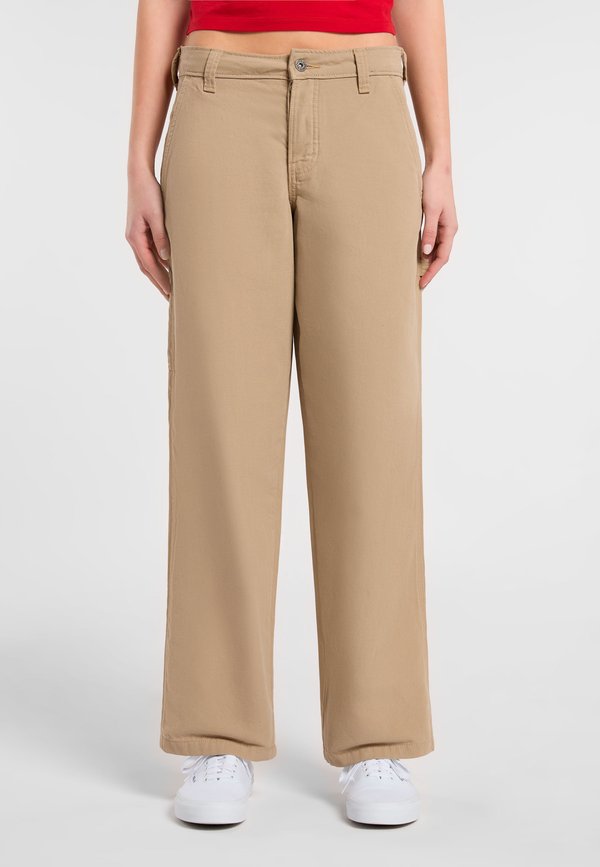 Stoffhose - stonewashed desert sand