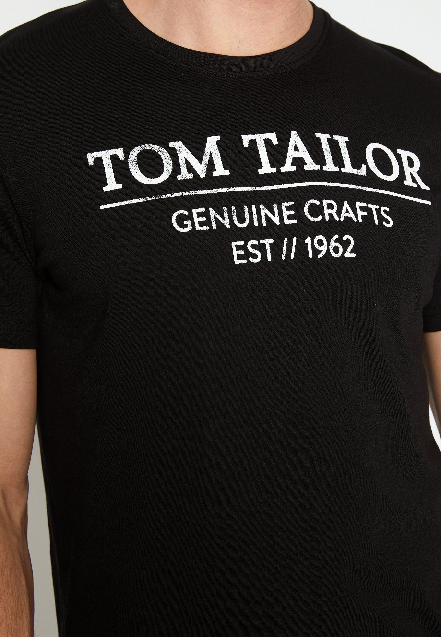 TOM TAILOR T-Shirt Uomo Con Stampa – Vestibilità Comfort – Cotone Morbido – Maglietta Casual Quotidiana – Vario Colori