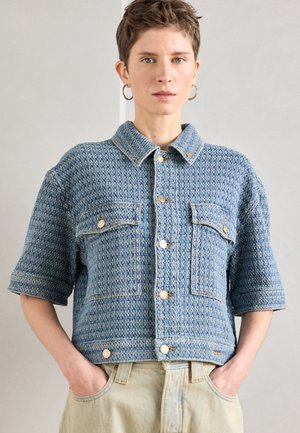 BOBBLE JACKET - Teksajakk - blue