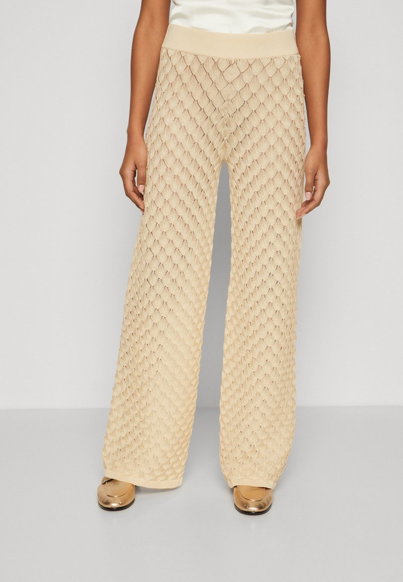 Malina ALISSA PANTS - Hlače - vanilla