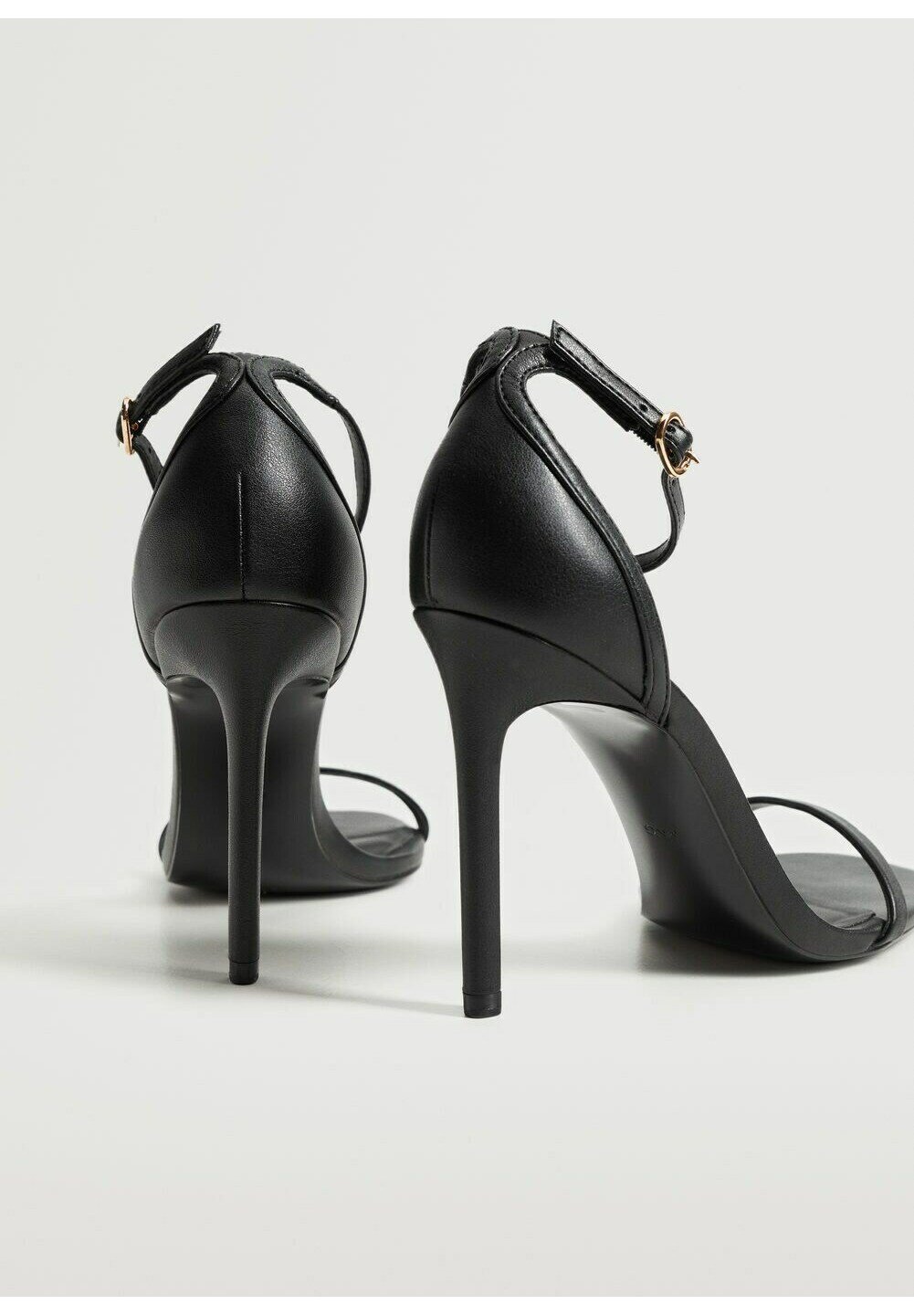 Mango AUSSIE - Sandalias de tacón - black/negro - Zalando.es