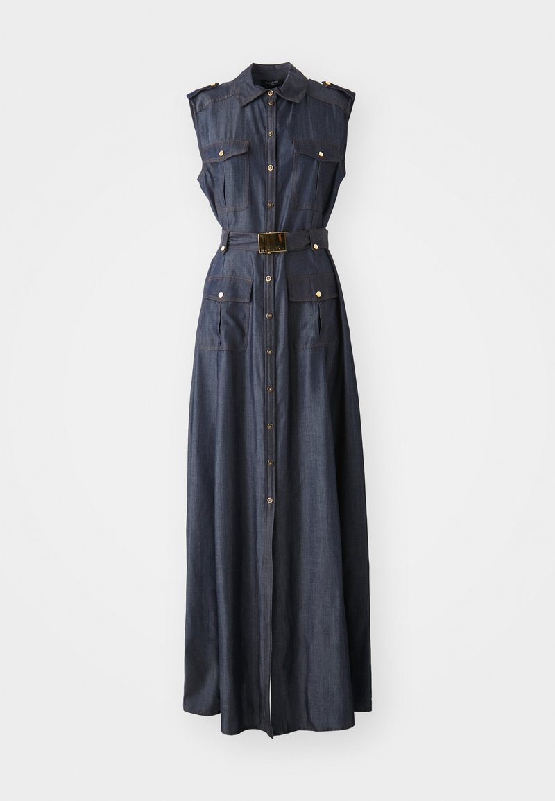 guess denim maxi dress Guess W5gk93d4h7c Sleeveless Short Dress BLUE L Woman