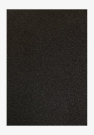 Țesătură neagră cu o textură netedă, având un model de țesătură uniform. Nu sunt prezente modele sau accente vizibile.