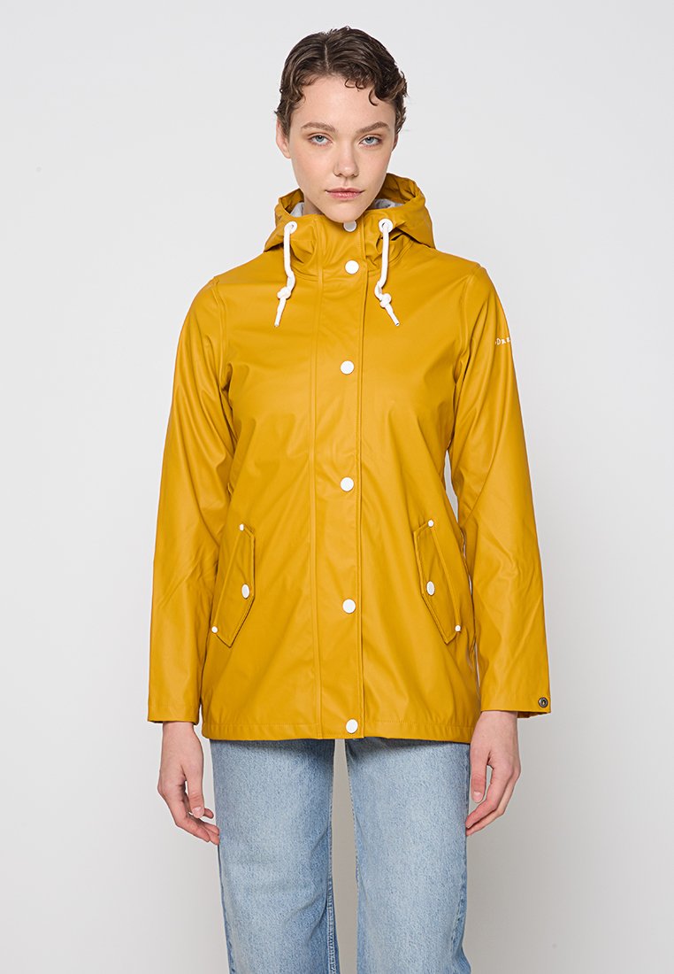 dreimaster Regenjas mosterdgeel