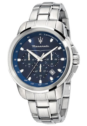 Maserati Montre à aiguilles - blau- und silberfarben