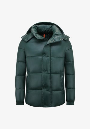 Local Fanatic, PUFFERJAS - JASSEN WINTER CAPUCHON - GRNW - GROEN - 8055 - Winterjas - groen
