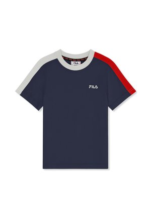 APPAREL NUGOLA REGULAR - Camiseta estampada - black/iris