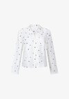 JACQUARD LONGSLEEVE - Pyjamashirt - white