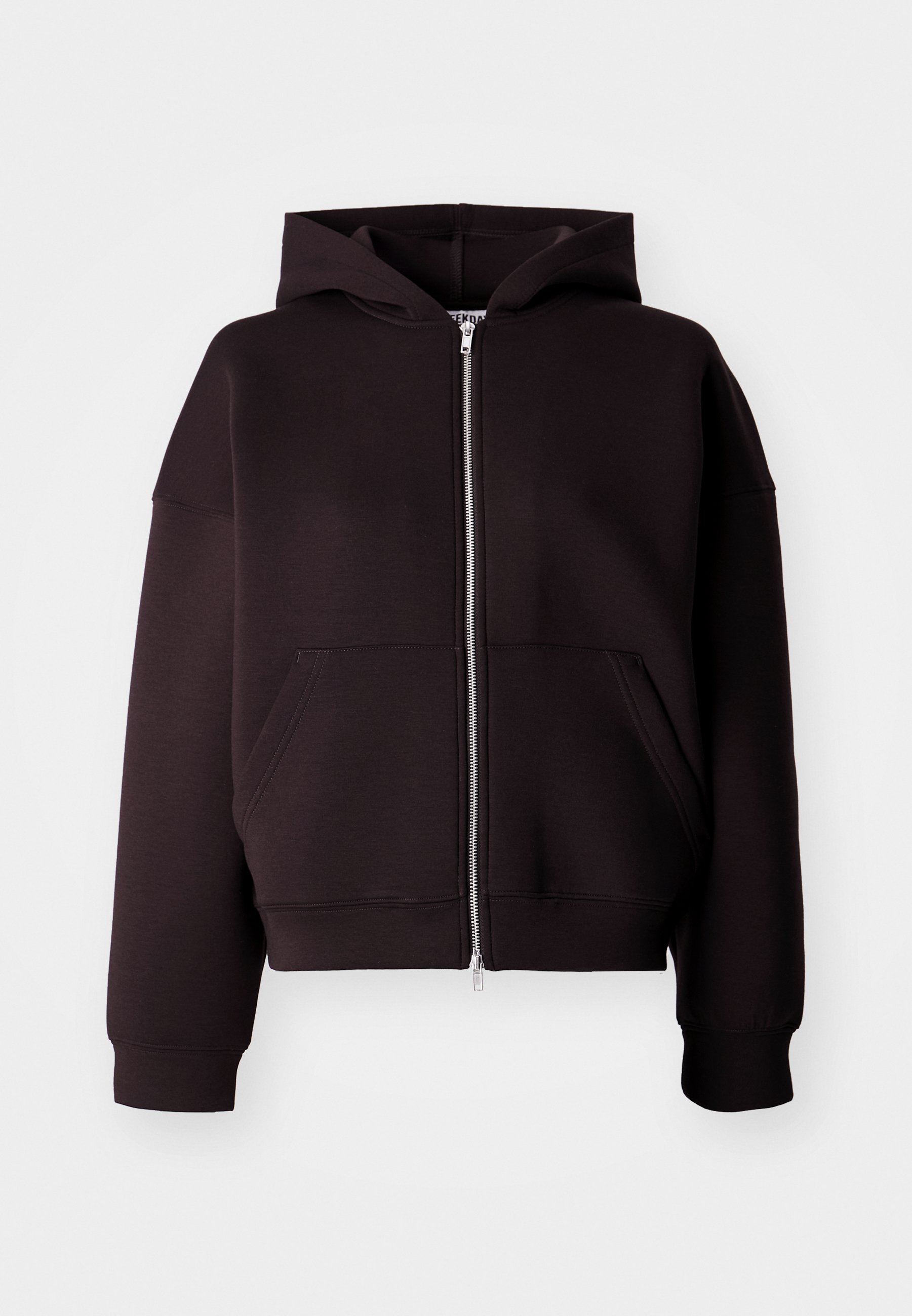 Weekday OVERSIZED SCUBA ZIP HOODIE - Zip-up sweatshirt