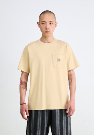 Carhartt WIP POCKET - T-shirts - cornsilk