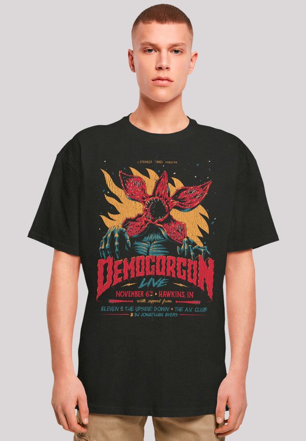 STRANGER THINGS DEMOGORGON POSTER NETFLIX TV SERIES - T-Shirt print - schwarz