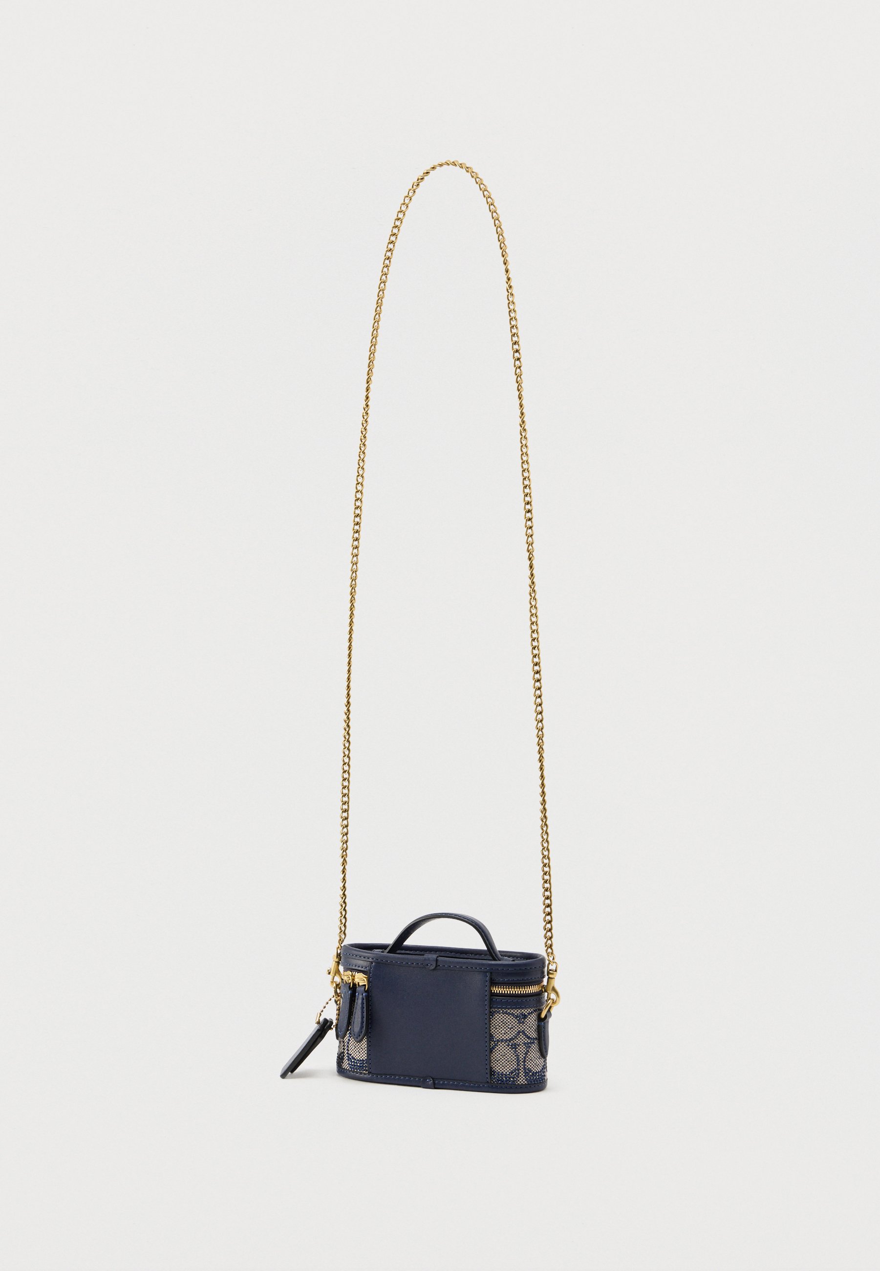 COACH CRYSTAL SIGNATURE TRAIL BAG - Handbag - dark blue - Zalando