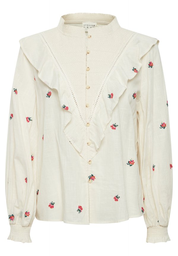 IRTOULOUSE - Button-down blouse - flower embroidery so2