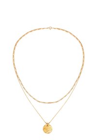 PLATE BASIC LAYER LOOK - Kaelakee - gold-coloured