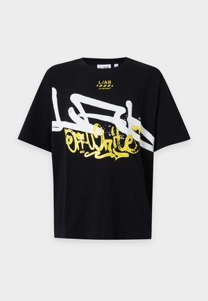 L/AB c/o Off-White, GRAFFITI TEE - Тениска с щампа - black