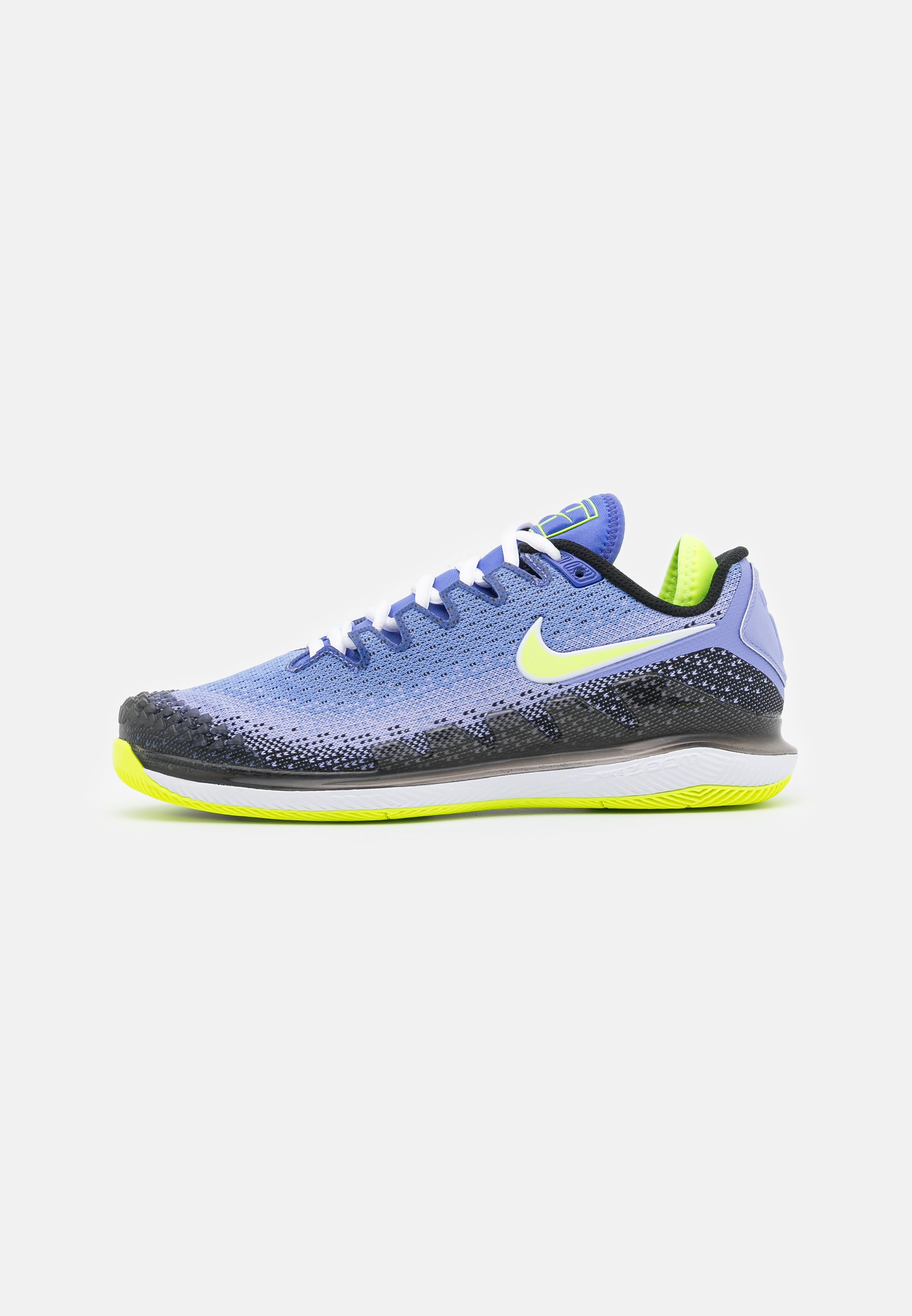 Nike Performance AIR ZOOM VAPOR X - Allcourt tennissko - opti yellow/valerian blue/bright citron Nike Performance AIR ZOOM VAPOR X - Allcourt tennissko - opti yellow/valerian blue/bright citron