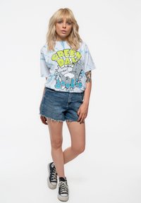 Paradiso Clothing Green Day Dookie Longview Dye Wash - Print T-shirt - white