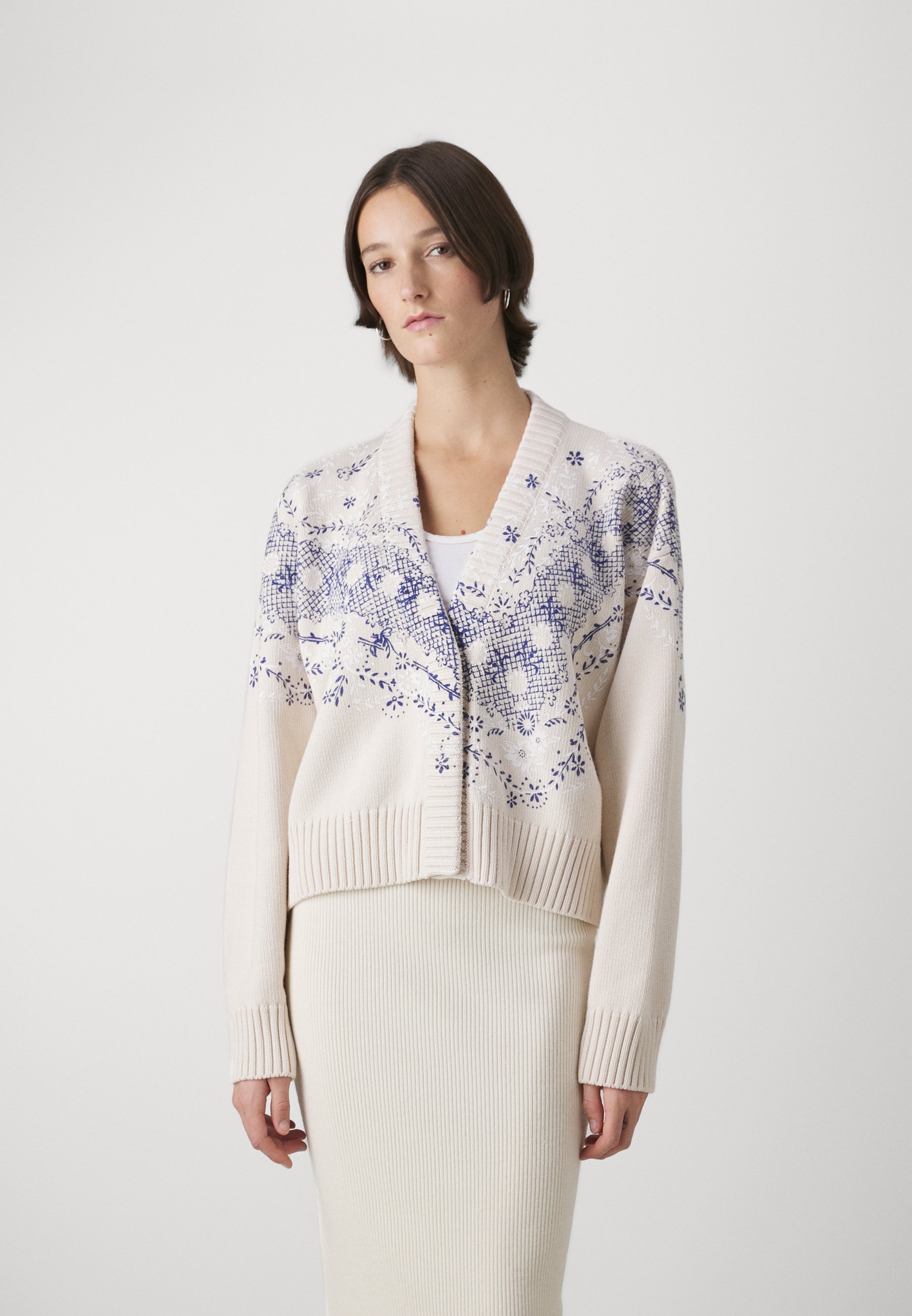 Philosophy di Lorenzo Serafini Cardigan - light blue/blue - Zalando