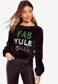 Friends Like These FABYULEOUS CHRISTMAS  - REGULAR FIT - Džemperis - black