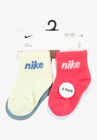 Nike Sportswear INFANT UNISEX 6 PACK - Calcetines - lime ice
