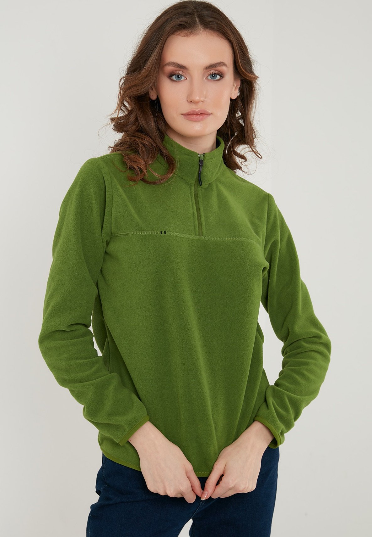 LELA Fleece jumper - pistachio green 