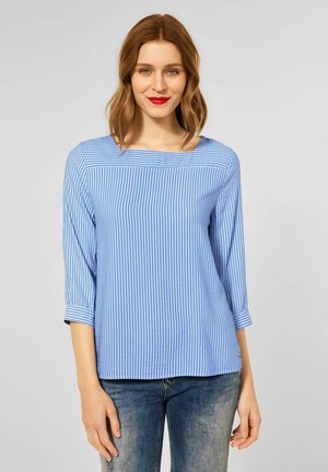 MIT STREIFEN PRINT - Camicetta - blau