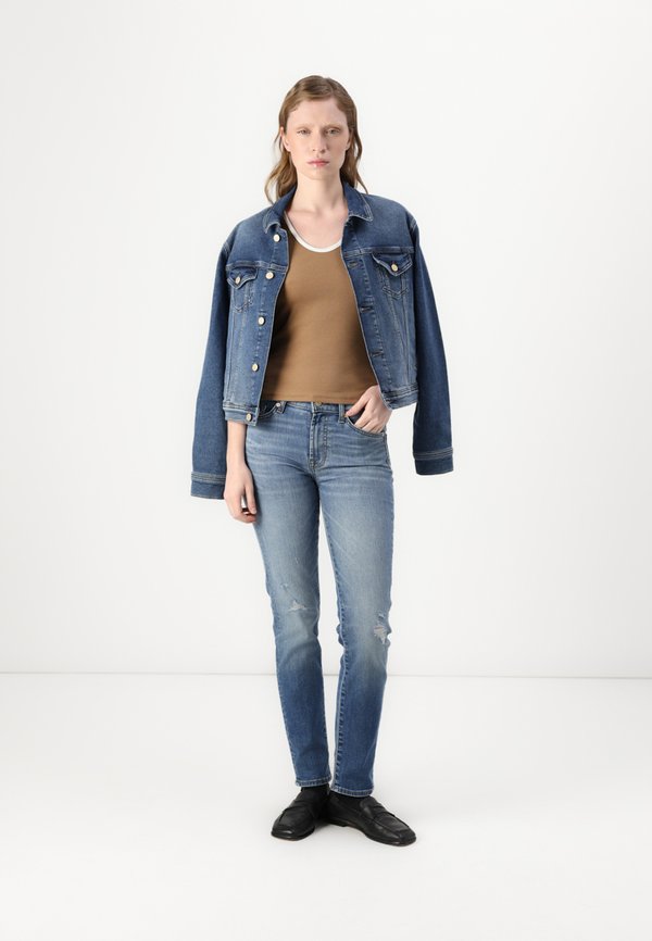 CONTRAST SOFT TANK - Top - hickory3