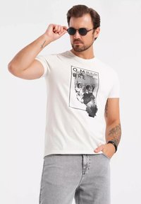 Ombre Camiseta estampada - white