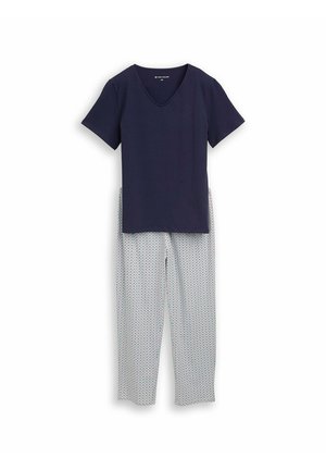 TOM TAILOR, TOM TAILOR BODYWEAR PYJAMA-SET - Set lenjerie de noapte - blue-dark-allover