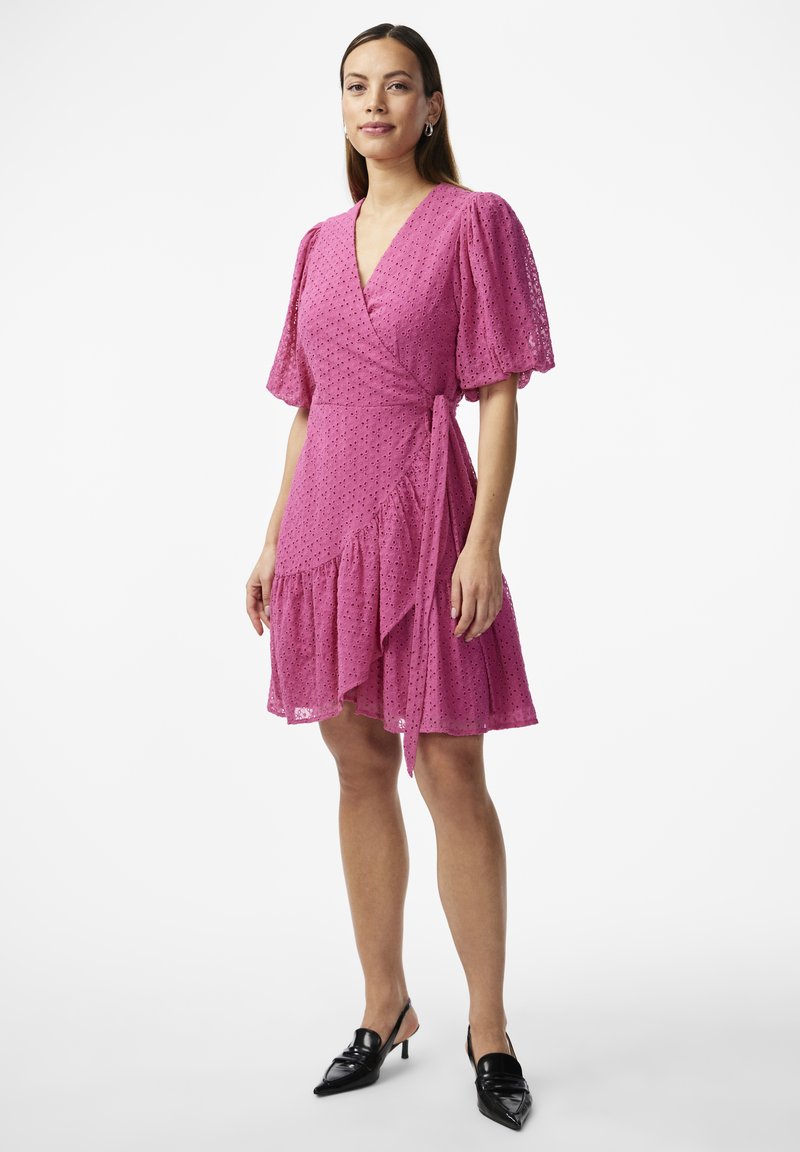 YAS Jurk donkerroze YAS Jurk donkerroze