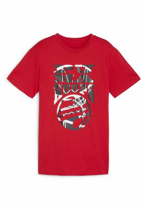 Puma T-shirt con stampa - for all time red