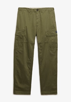 Superdry & Co, SUPERDRY REGULAR TAPERED CARGO PANTS.. - Cargobukser - dusty olive green