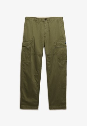Superdry & Co, SUPERDRY REGULAR TAPERED CARGO PANTS.. - Cargobroek - dusty olive green