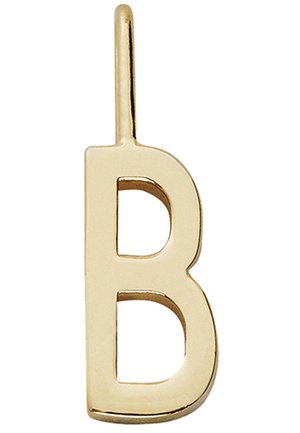 Design Letters LETTER CHARM 10MM A-Z 18K GOLD-PLATED - Anhänger - gold-coloured