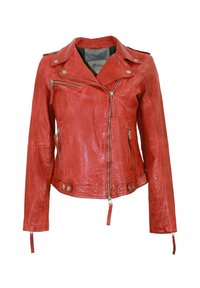 Lederjacken24 FREYA - Lederjacke - rot