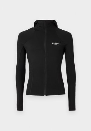 TECHNICAL LONG SLEEVE HOODIE UNISEX - Sweater met rits - anthracite black