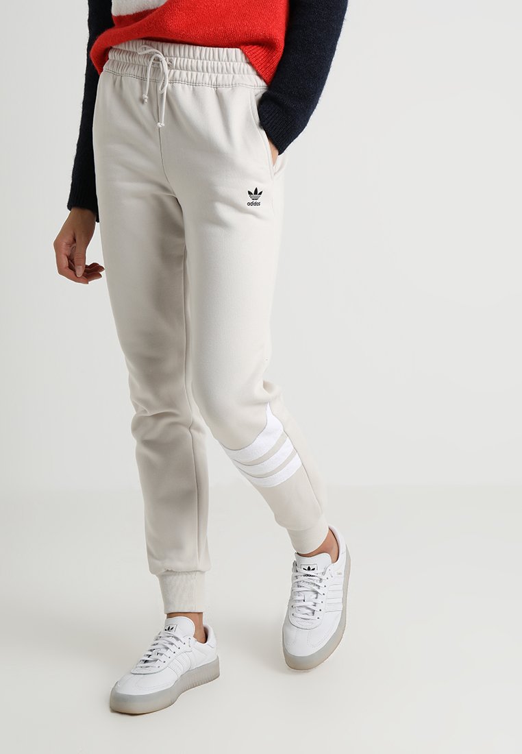 Adidas cuffed pants raw white Clearance