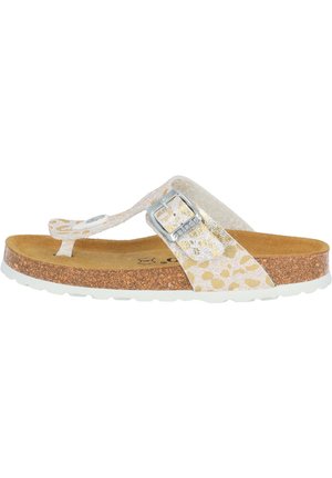 Sandalias de dedo - weiss gold