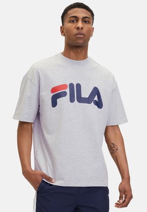 LOWELL LOGO  - T-shirt med print - light grey melange