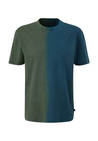 QS T-shirt print - petrol