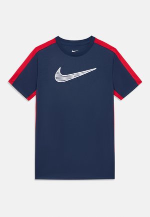 UNISEX  - T-shirt de sport - midnight navy/university red/white
