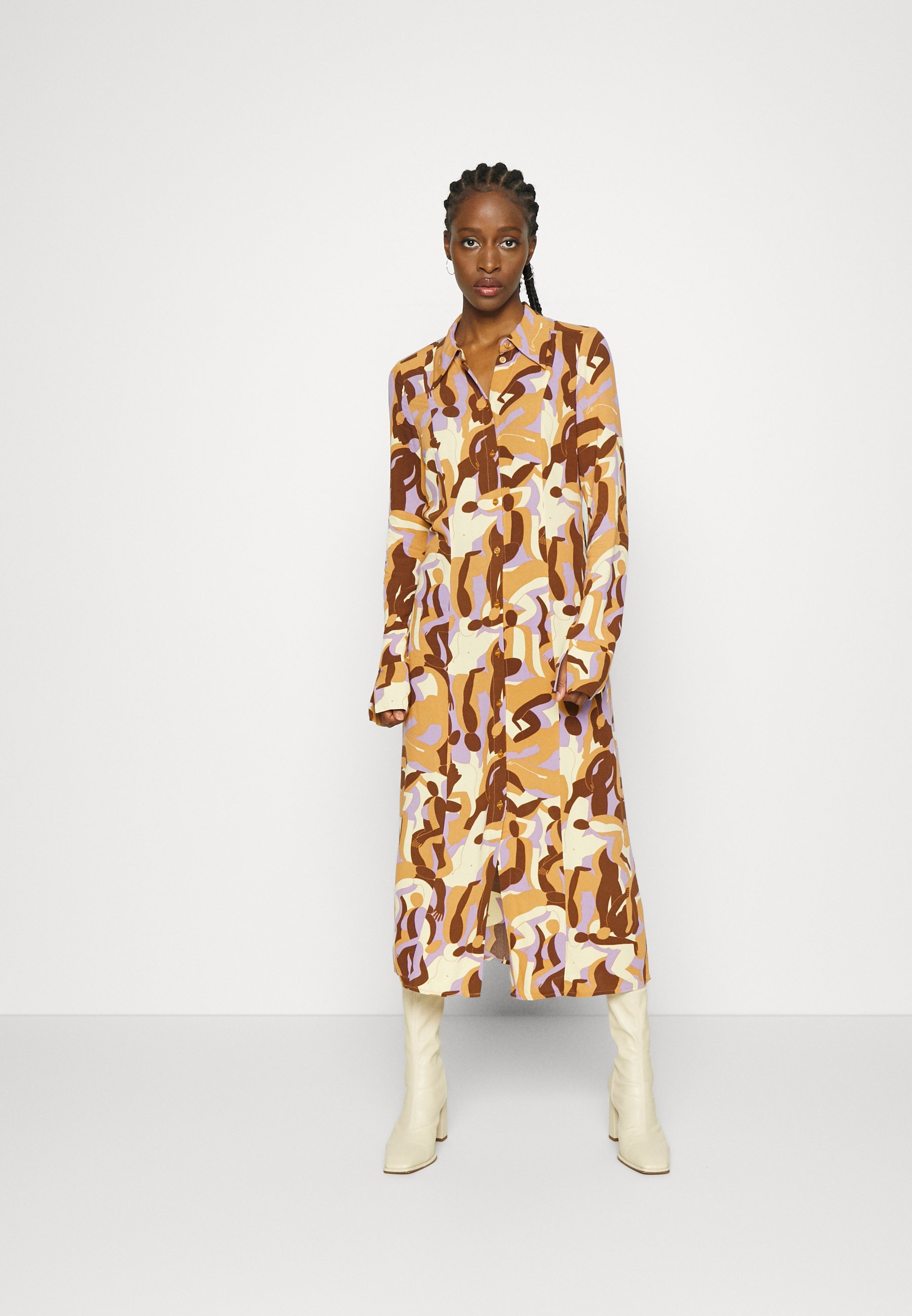 Monki Shirt dress - multicolor/multi 