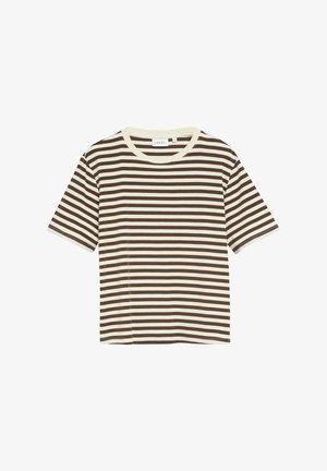 comma, T-SHIRT - Print T-shirt - braun beige