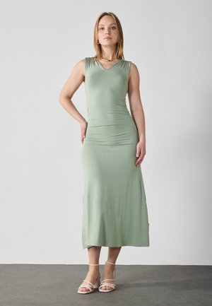 Anna Field Jerseykjole - sage green