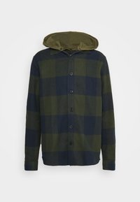 ONSLAIN LIFE CHECK HOODIE - Casaco de verão - peat