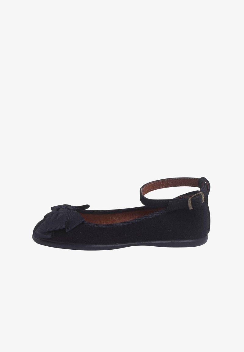 Pisamonas DOBLE  - Ankle strap ballet pumps - azul marino