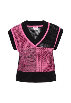 T-Shirt print - black pink